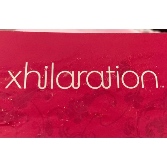 Xhilaration Juniors' Metallic Ribbed Cheeky String Bikini Bottom Purple XS S XL - Picture 9 of 10